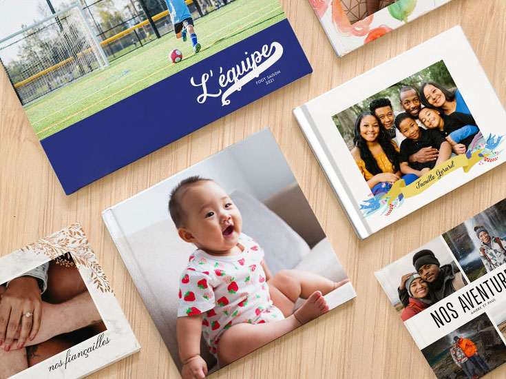 Des mises en page cr&eacute;atives avec une vari&eacute;t&eacute; de choix de couleurs vives