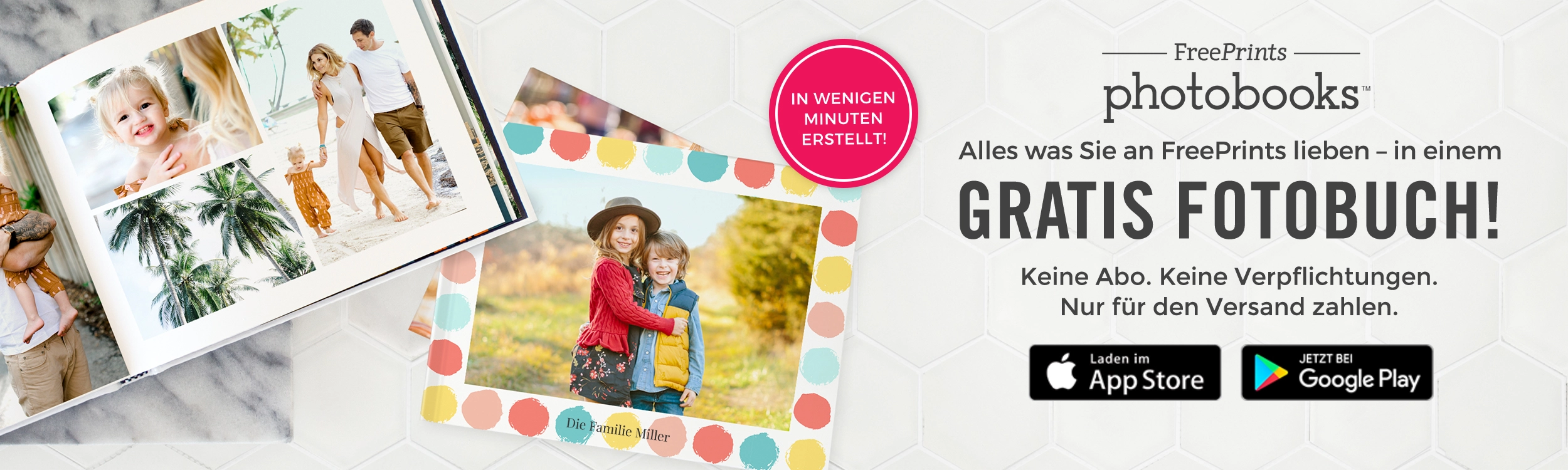 Alles was Sie an FreePrints lieben - in einem Gratis Fotobuch